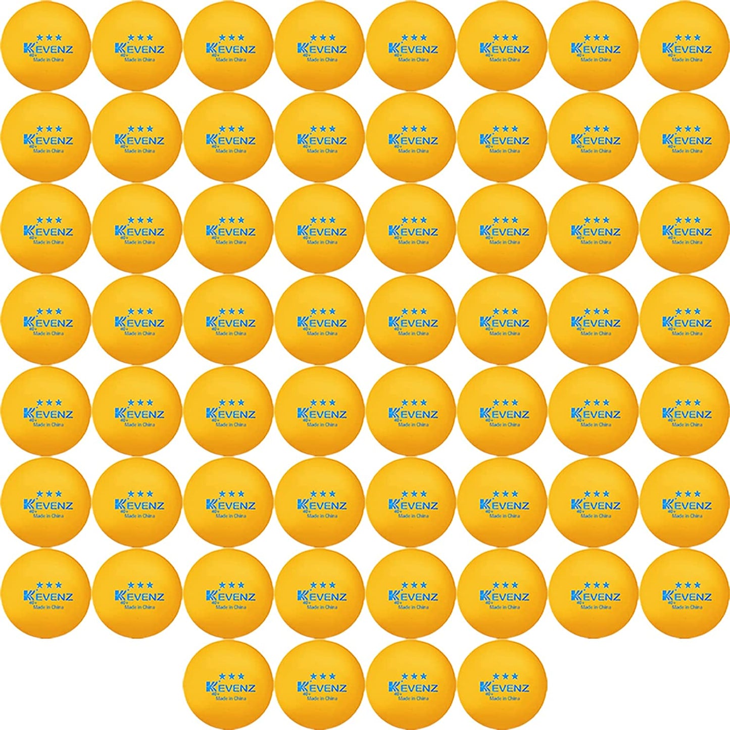60-Pack 3 Star Ping Pong Balls,Advanced Table Tennis Ball,Bulk Outdoor Ping Pong Balls, Orange