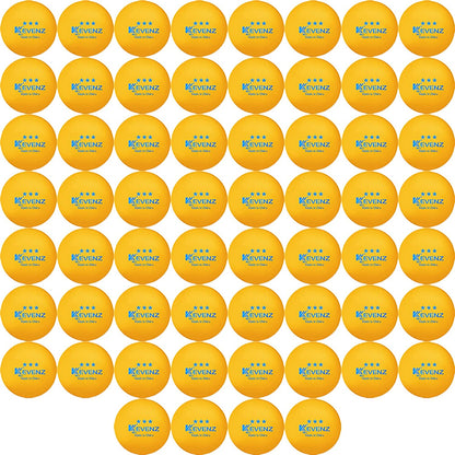 60-Pack 3 Star Ping Pong Balls,Advanced Table Tennis Ball,Bulk Outdoor Ping Pong Balls, Orange