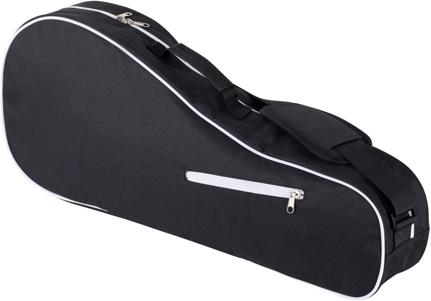 3 Racquet Tennis-Bag Premium Tennis-Racket-Bag with Protective Pad, Professional or Beginner Tennis Players, Lightweight Tennis Bag for All Ages,Black